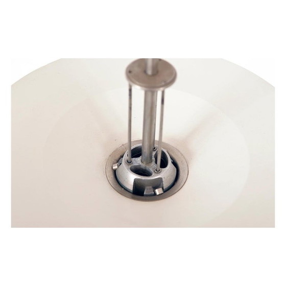Image 1 of Vintage Kontrast Pendelleuchte aus gebürstetem Aluminium von Poul Henningsen für Louis Poulsen, Dänemark 1960