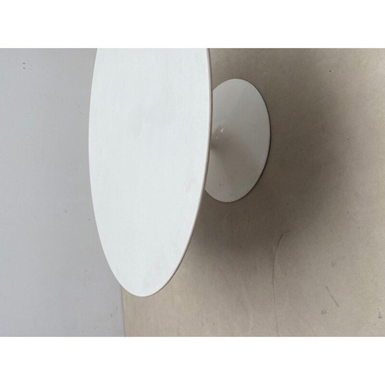 Image 1 of Weißer Couchtisch aus Metall und Holz von Knoll