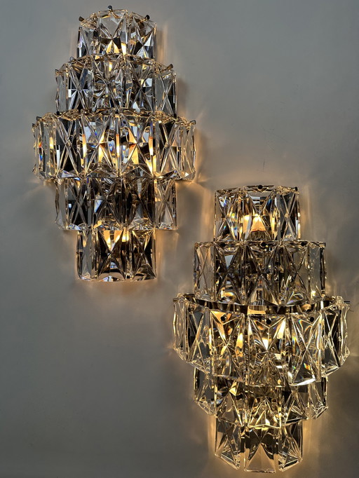 2x Vintage Kinkeldey Wandlampen