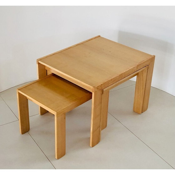 Image 1 of Vintage-Stehtische Modell 777 aus Esche von Afra und Tobia Scarpa für Cassina, Italien 1960