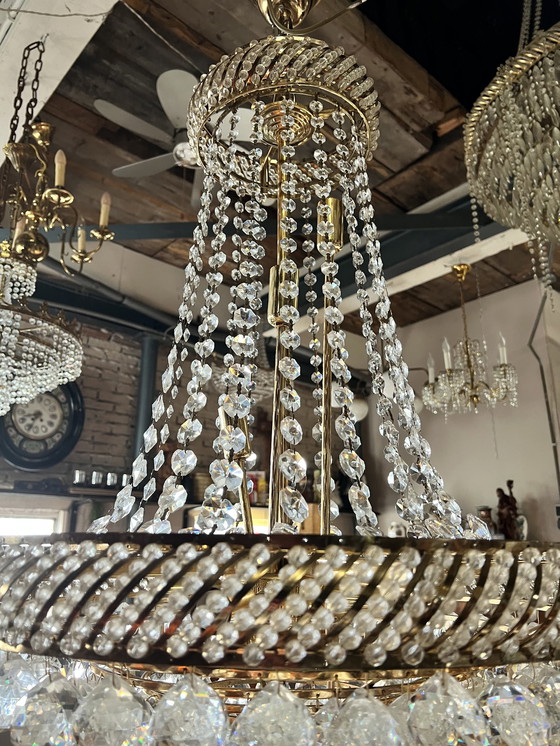 Image 1 of Vintage Swarovski-Kristall-Kronleuchter