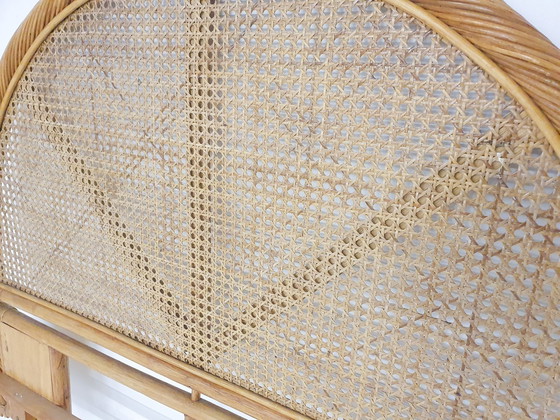 Image 1 of Mid-Century Rattan Kopfteil, 1970'S
