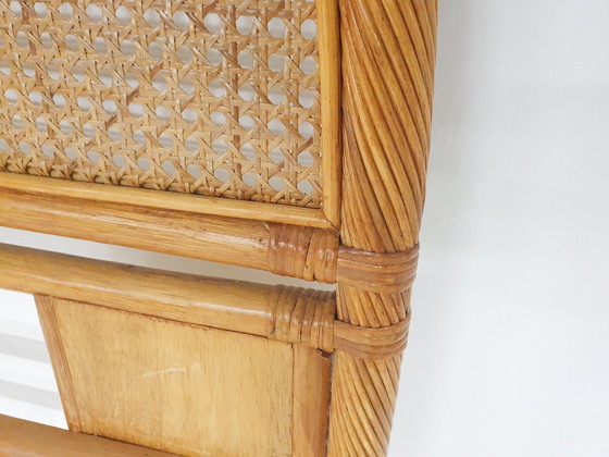 Image 1 of Mid-Century Rattan Kopfteil, 1970'S