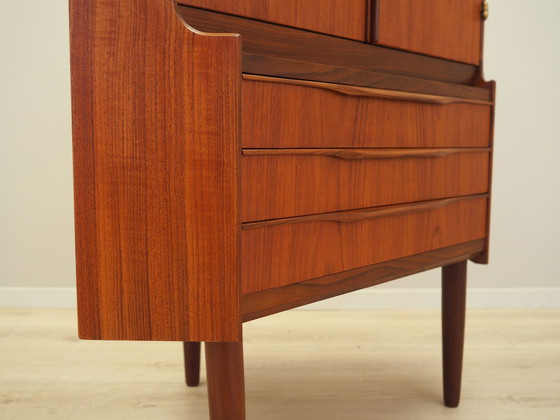 Image 1 of Eckschrank aus Teakholz, dänisches Design, 1970er Jahre, Produktion: Dänemark