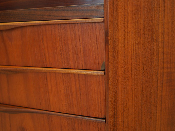 Image 1 of Eckschrank aus Teakholz, dänisches Design, 1970er Jahre, Produktion: Dänemark