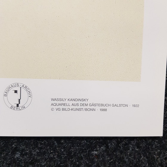 Image 1 of Kandinsky, Wassily - Aquarell Aus Dem Gästebuch Galston - Kunstdruck