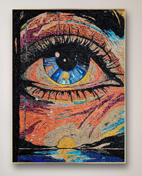 Image 1 of Imagination – Schilderungen mit gelochtem Juteseil