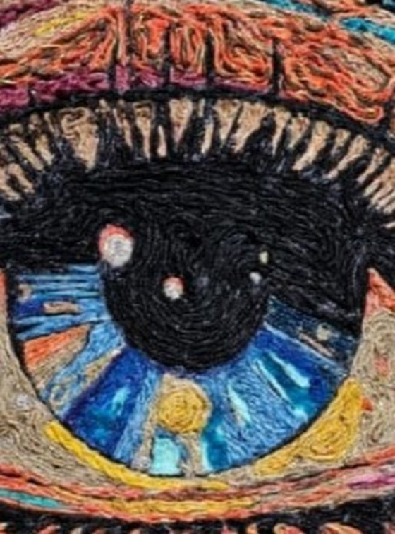 Image 1 of Imagination – Schilderungen mit gelochtem Juteseil