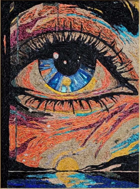 Image 1 of Imagination – Schilderungen mit gelochtem Juteseil