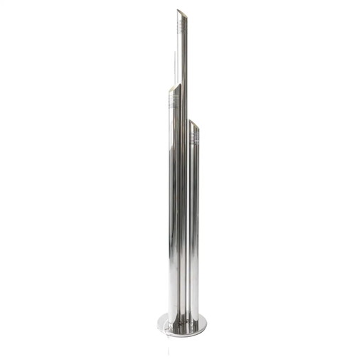 Vintage Stehlampe aus Chrom – vloerlampen, Chrome, Modern