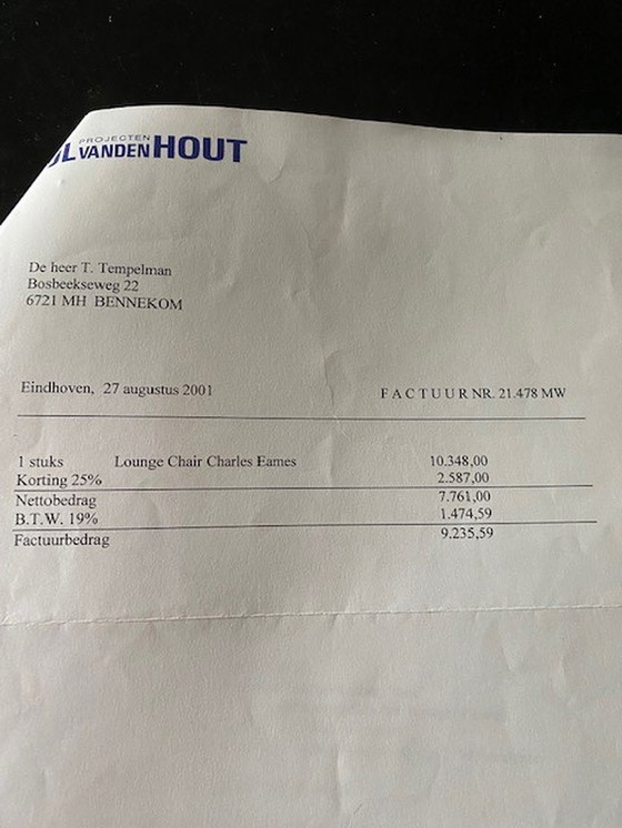 Image 1 of Eames Lounge Chair mit Fußhocker