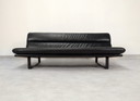 Artifort C683 - 3-Sitzer Sofa von Kho Liang aus schwarzem Leder