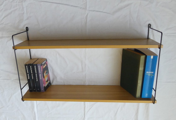 Image 1 of Bücherregal Wandregal Buche String ähnlich