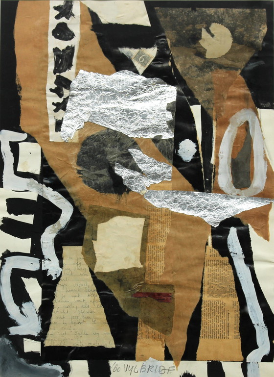 Image 1 of Ernst Vijlbrief, „Special Delivery“ 1960, Collage/Mischtechnik