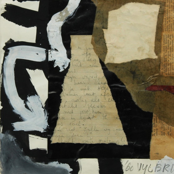 Image 1 of Ernst Vijlbrief, „Special Delivery“ 1960, Collage/Mischtechnik