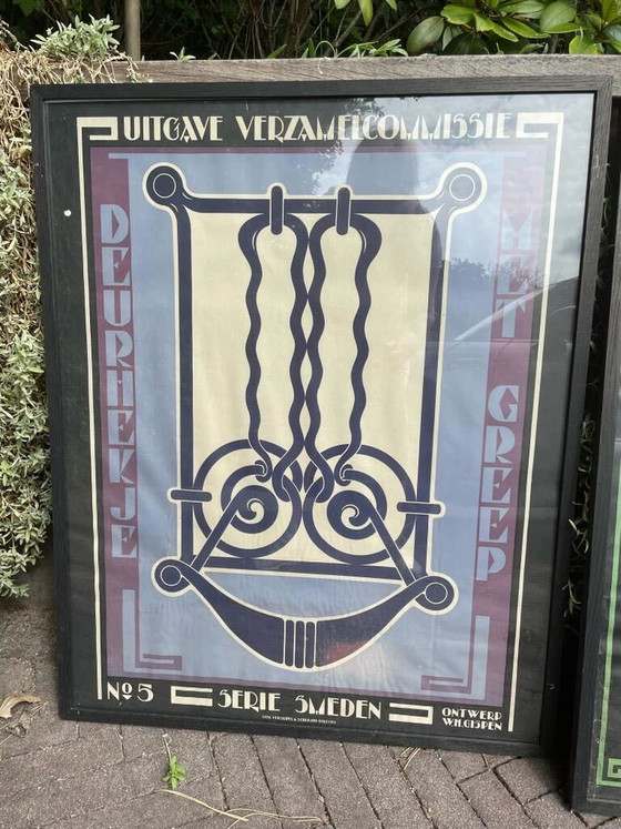 Image 1 of Schöner gerahmter Schuldruck/Werbedruck NR5