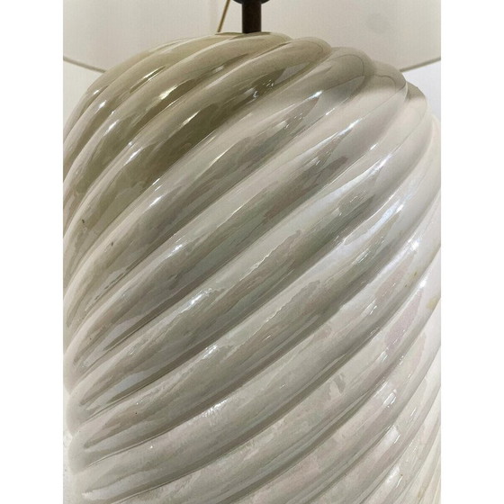 Image 1 of Tischlampe aus Keramik von Tommaso Barbi, Italien 1970