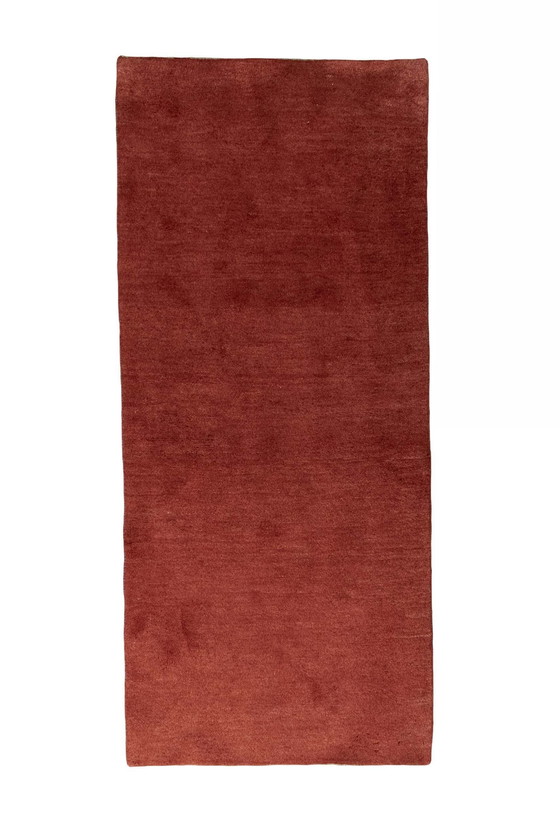 Image 1 of Handgeknüpfter Gabbeh Loribaft – 191 X 84 Cm – Zeitlose Eleganz In Rot