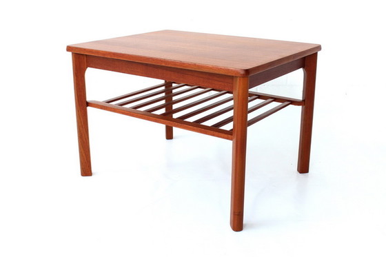 Image 1 of Henning Kjaernulf for Vejle Møbelfabrik coffee table / side table with shelf