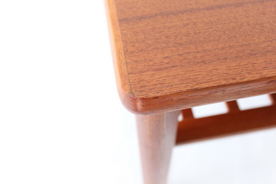 Image 1 of Henning Kjaernulf for Vejle Møbelfabrik coffee table / side table with shelf