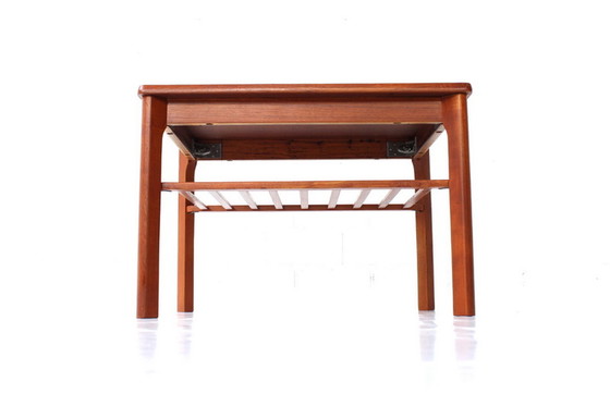 Image 1 of Henning Kjaernulf for Vejle Møbelfabrik coffee table / side table with shelf