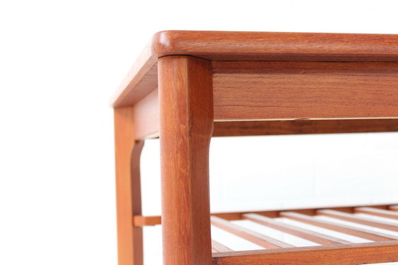 Image 1 of Henning Kjaernulf for Vejle Møbelfabrik coffee table / side table with shelf