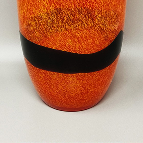 Image 1 of Erstaunliche Vase aus den 1970er Jahren von Ca dei Vetrai aus Murano-Glas. Hergestellt in Italien