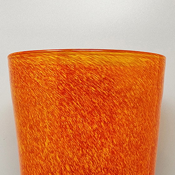 Image 1 of Erstaunliche Vase aus den 1970er Jahren von Ca dei Vetrai aus Murano-Glas. Hergestellt in Italien