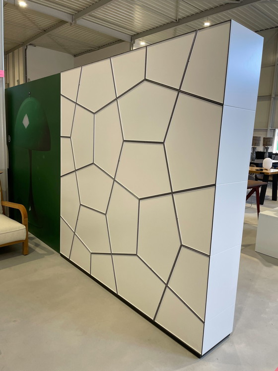 Image 1 of Bücherregal mit Muster, Entwurf Alfredo Haberli für Quodes