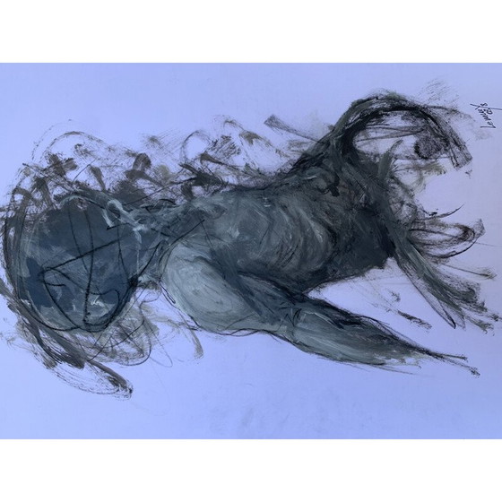 Image 1 of Vintage-Gemälde Corps 5 von Lemmy Gonthier, 2014