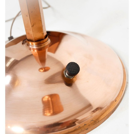 Image 1 of Vintage Art Deco Stehlampe aus Kupfer, Frankreich 1930