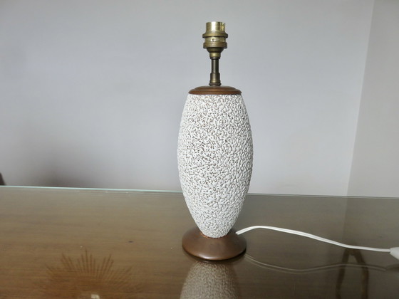 Image 1 of Jean Besnard's Keramik-Lampe, Stil Primavera, Frankreich, 1960