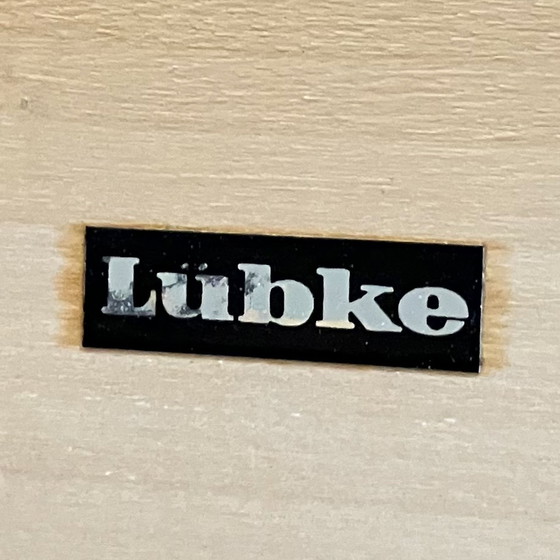 Image 1 of Ausziehbarer Esstisch Von Lübke, Nussbaum, Buche, 1960Er Jahre