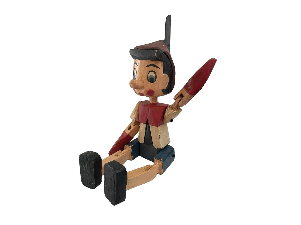 Nostalgische handgefertigte Pinocchio Puppe Vintage Home decoration 45 Whoppah
