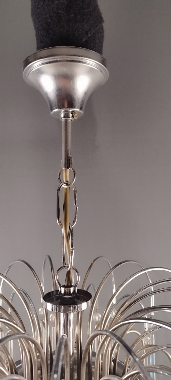 Image 1 of Vintage siebziger Jahre Murano Teardrops Kronleuchter