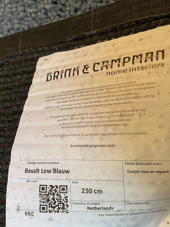 Image 1 of Brink & Campman Basaltteppich rund