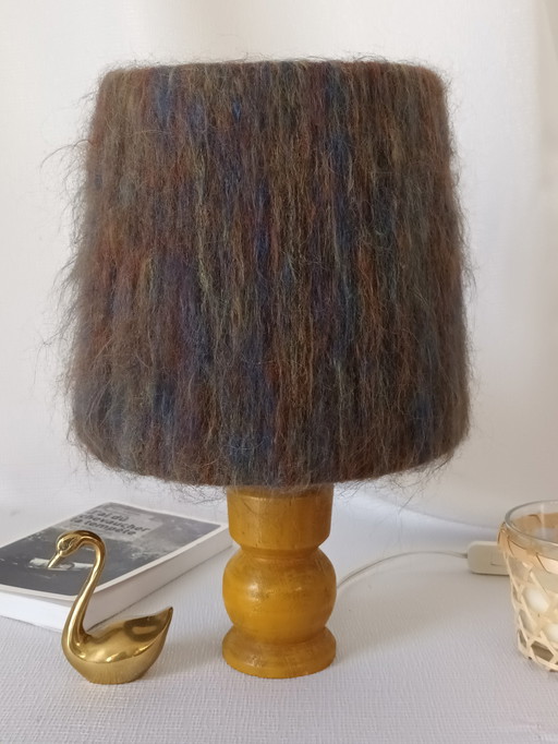 Handwerkliche Lampe Vintage Hut Wolle