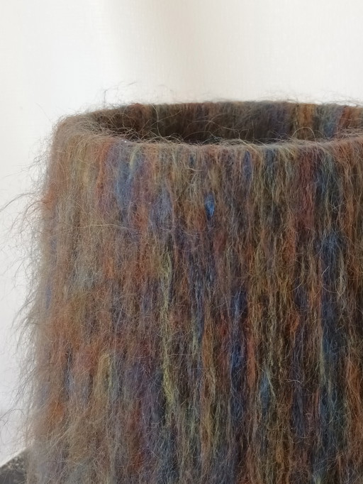 Handwerkliche Lampe Vintage Hut Wolle