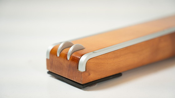 Image 1 of Mid-Century Schreibtisch und passender Stuhl von Massimo Scolari für Giorgetti, Italien, 1990er Jahre