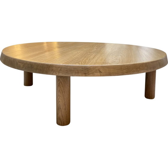 Image 1 of Vintage Couchtisch T02 M von Pierre Chapo, Frankreich 1970