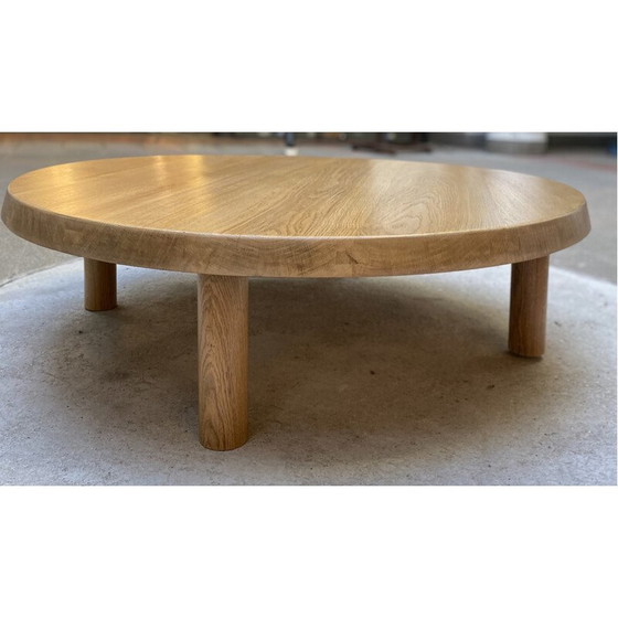 Image 1 of Vintage Couchtisch T02 M von Pierre Chapo, Frankreich 1970