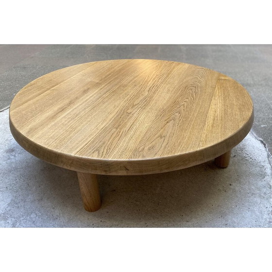 Image 1 of Vintage Couchtisch T02 M von Pierre Chapo, Frankreich 1970