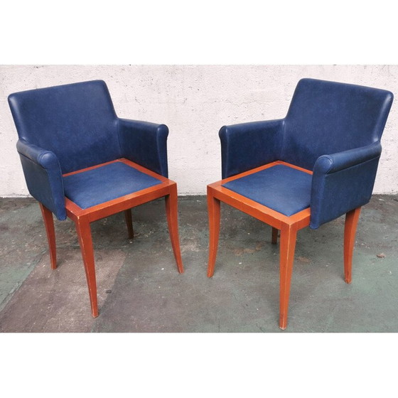 Image 1 of Vintage Bridge Stuhl aus Massivholz von Didier Gomez für Ligne Roset