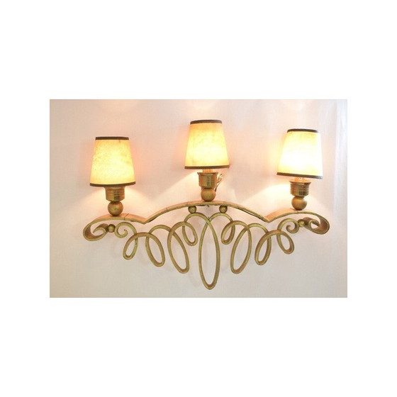 Image 1 of Paar alte Wandlampen von Raymond Subes, 1950