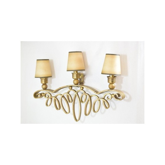 Image 1 of Paar alte Wandlampen von Raymond Subes, 1950