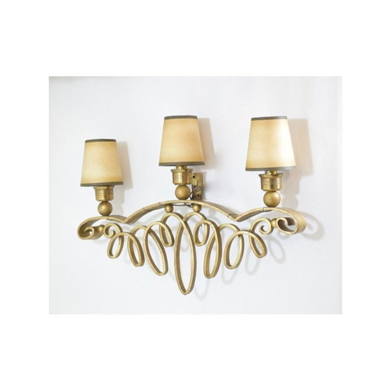 Image 1 of Paar alte Wandlampen von Raymond Subes, 1950