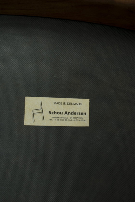 Image 1 of 4x Schou Andersen von Kai Kristiansen Stoel