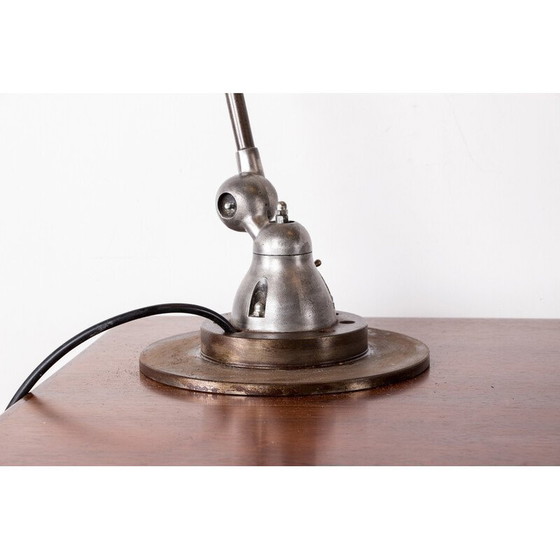 Image 1 of Schreibtischlampe aus Metall von Jean-Louis Domecq für Jieldé, Frankreich 1950