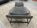 Neuer Rolf Benz Jacky Sessel mit Ottomane Stoff Leder