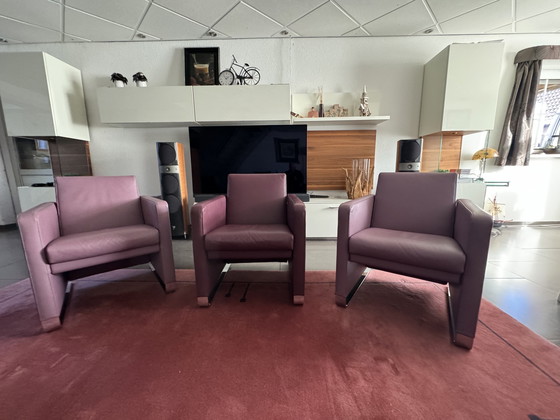 Image 1 of 3x Jori Navy Stühle